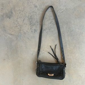 Rag and Bone Black Leather Crossbody Bag